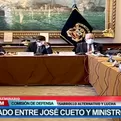 Congreso: Altercado entre José Cueto y ministro Ayala