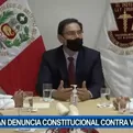 El Legislativo aprueba denuncia constitucional contra Martín Vizcarra