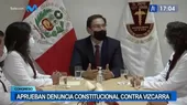El Legislativo aprueba denuncia constitucional contra Martín Vizcarra - Noticias de trabajos