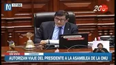 Congreso autoriza viaje del presidente Castillo a la Asamblea de la ONU - Noticias de congreso