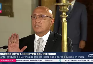 Congreso citó a ministro del Interior por asesinatos en Pataz