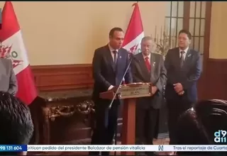 Congreso condecora a José Jerí con la medalla Gran Cruz en privado