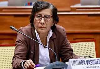 Congreso: Ética aprobó denunciar de oficio a Lucinda Vásquez
