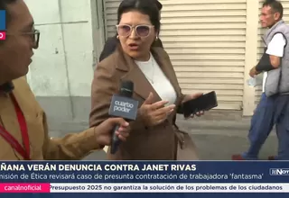 Congreso: Ética aprobó denuncia contra Janet Rivas