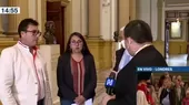 Congreso: Luque, Acuña y Martínez a favor de autorizar viaje de Castillo - Noticias de congreso