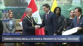 Congreso otorgó Medalla de Honor al presidente de Colombia, Iván Duque - Noticias de ivan-duque