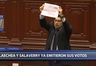 Congreso: Rogelio Tucto pidió el cierre del Parlamento y vició su voto