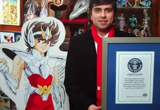 Conoce al peruano que rompió el récord con su colección de Caballeros del Zodiaco