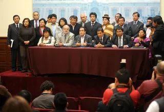 Los congresistas que renunciaron a la bancada Gana Perú en este gobierno