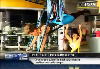 Conoce el Pilates aéreo: una novedosa rutina para bajar de peso