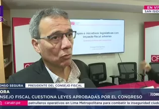 Consejo Fiscal advierte que 299 leyes aprobadas por el Congreso generan gasto sin sustento