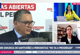 Consejo de la Prensa Peruana rechaza denuncia de Santiváñez