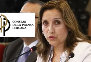 El Consejo de la Prensa Peruana rechazó el maltrato de la presidenta Dina Boluarte a la prensa
