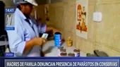 Conservas de caballa: madres de colegio en Piura denunciaron presencia de parásitos - Noticias de parasitos