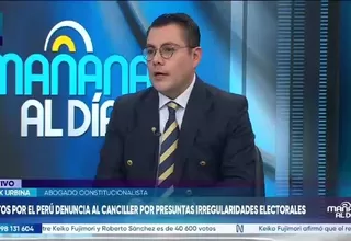 Constitucionalista considera inviable denuncia de Juntos por el Perú contra canciller Carlos Pareja