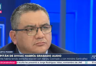 El contacto del ministro del Interior Juan José Santivañez en la Diviac