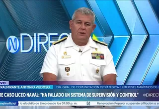 Contralmirante Vildoso reconoce fallas de supervisión y control tras caso en Liceo Naval