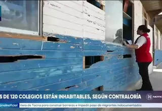 Contraloría identifica 127 colegios inhabitables antes del inicio del año escolar