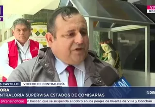 Contraloría detecta graves deficiencias en 466 comisarías del país