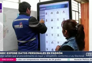 Contraloría inicia investigación por padrón inicial del Reniec