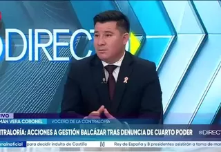 Contraloría investiga gastos superfluos en la gestión de José Balcázar tras informe de Cuarto Poder