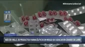 Contraloría: Más de 4 millones de productos farmacéuticos en riesgo de caducar en Cenares de Lurín - Noticias de lurin