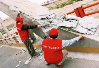 Contraloría realizó inspección técnica en colapsado puente Topará en Chincha