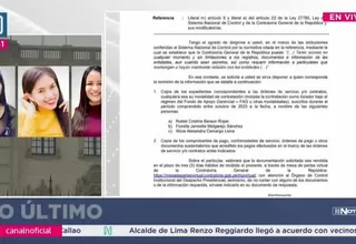 Contraloría solicita información respecto a los contratos de jóvenes tras reuniones con Jerí en Palacio