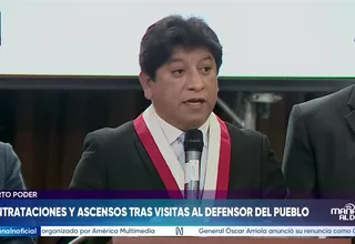 Contrataciones y ascensos tras visitas al defensor del Pueblo