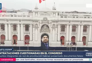 Contratados en el Congreso con documentación falsa