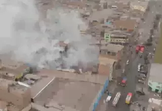 Controlan incendio en La Victoria 