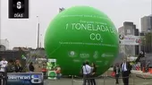 COP20: instalaron globos gigantes que explican el calentamiento global - Noticias de cop20