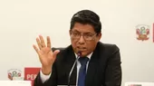 Zeballos: No se está evaluando la salida del ministro Zamora - Noticias de victor-maita