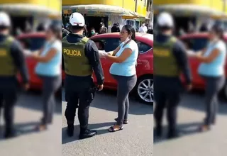 Coronavirus: Gestante agredió a policía que la instaba a acatar la cuarentena