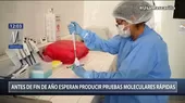 Coronavirus: Esperan producir pruebas moleculares rápidas peruanas antes de fin de año  - Noticias de edward-malaga