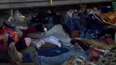 Personas que buscan llegar a San Martín durmieron en autopista Ramiro Prialé - Noticias de ramiro-priale