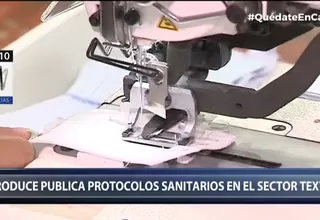 Coronavirus: Publicaron protocolos sanitarios para operación de industria textil