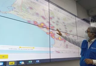 COVID-19: Mapa de calor muestra aumento de contagios en varios distritos