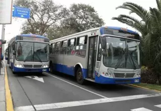Corredor Azul extenderá su servicio nocturno desde mañana, según la ATU