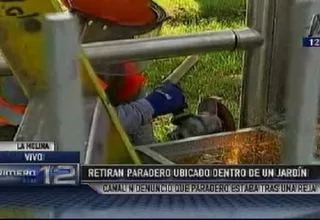 Corredor Azul: retiran paraderos mal ubicados en diversas avenidas