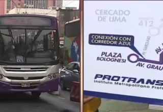 Corredor Morado: "Si en 30 días no se resuelven problemas, dejaremos de operar"