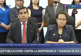 Corte rechaza publicaciones contra la independencia y dignidad de sus jueces