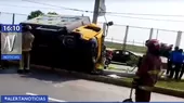 Alerta Noticias: Camión de helados se volcó en la Costa Verde y restringió el tránsito - Noticias de heladas