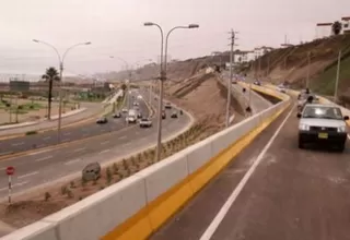 Desde este lunes se inicia plan de desvío vehicular por obras en la Costa Verde