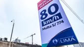 Costa Verde: Establecen nuevos límites de velocidad máxima entre Magdalena y San Miguel - Noticias de velocidad-maxima