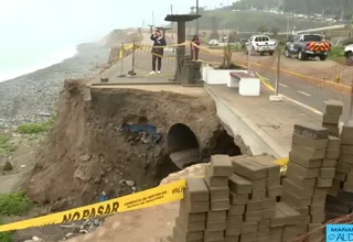 Costa Verde: Forado en malecón pone en riesgo a vecinos