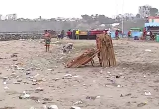 Playas de la Costa Verde quedaron sucias tras festejos por Navidad