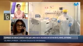COVID-19: Colegio de Enfermeros en desacuerdo con que Lima haya pasado a nivel de alerta muy alto - Noticias de enfermeras