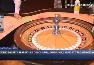 Oficializan reapertura de cines, teatros, gimnasios, casinos y tragamonedas con aforo al 40 %