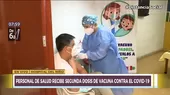 Personal del Instituto Nacional de Salud del Niño de Breña recibe segunda dosis de vacuna contra COVID-19 - Noticias de sinopharm